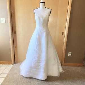 NWT Sz 8 Bridal Originals Strapless Wedding Dress
